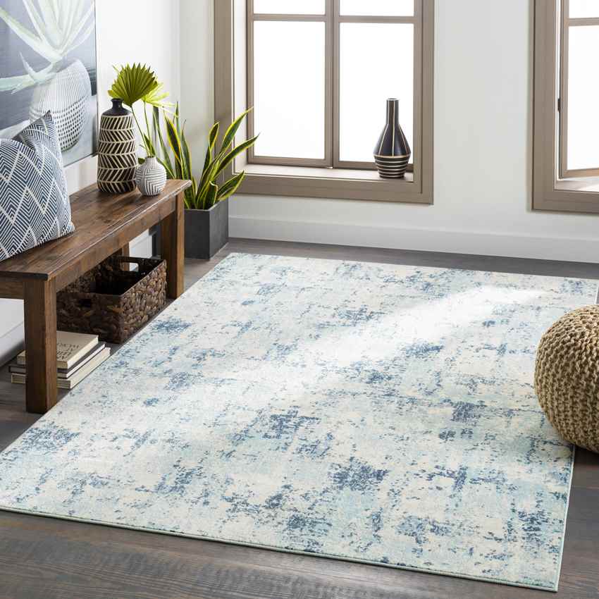 Bakhuizen Modern Aqua Area Rug