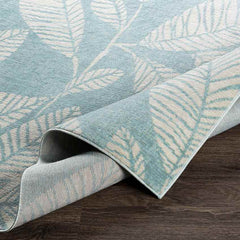 Bargebek Coastal Aqua Area Rug