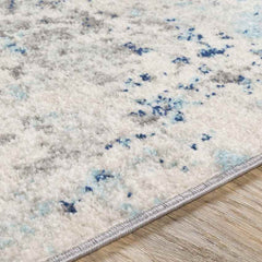 Bornwird Modern Dark Blue Area Rug