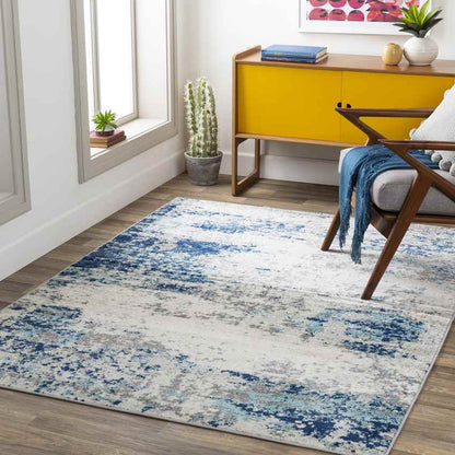Boteburen Modern Dark Blue Area Rug