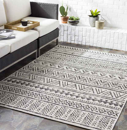 Elodie Global Black Area Rug