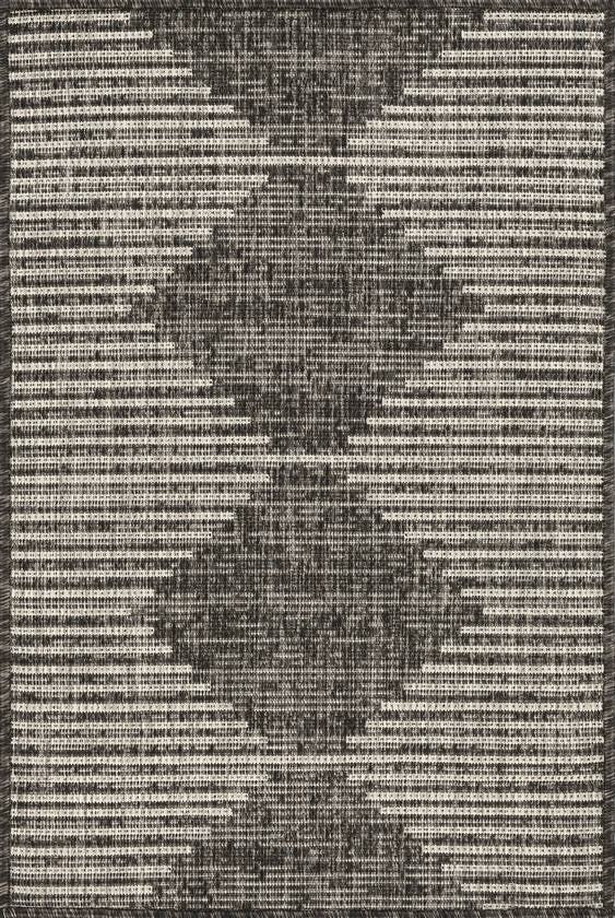 Okswerd Global Charcoal Area Rug