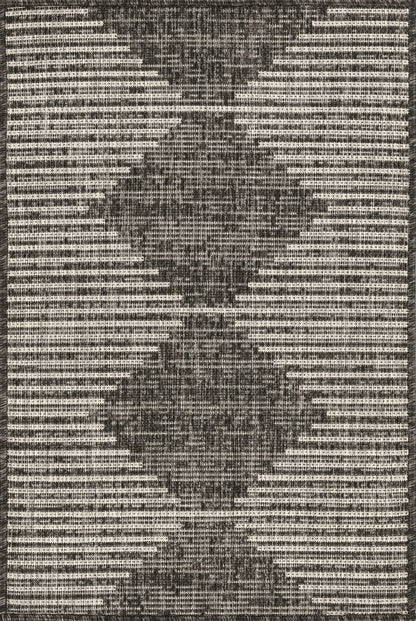 Okswerd Global Charcoal Area Rug