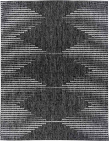 Okswerd Global Charcoal Area Rug