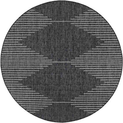 Okswerd Global Charcoal Area Rug