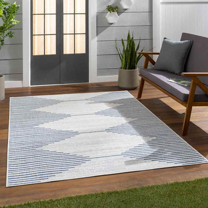 Okswerd Global Pale Blue Area Rug
