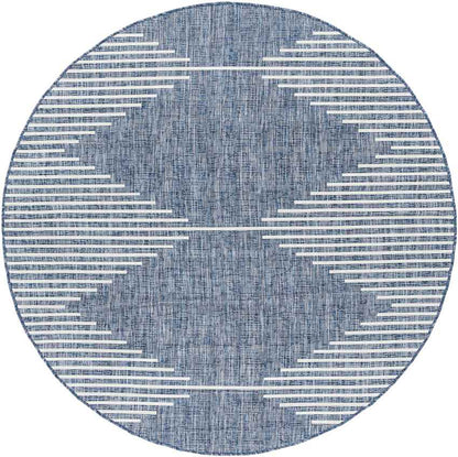Okswerd Global Bright Blue Area Rug