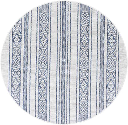 Aerdt Global Pale Blue Area Rug