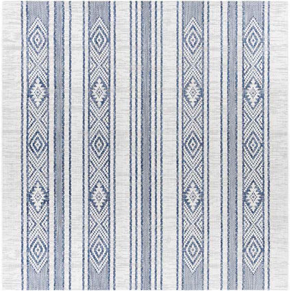 Aerdt Global Pale Blue Area Rug