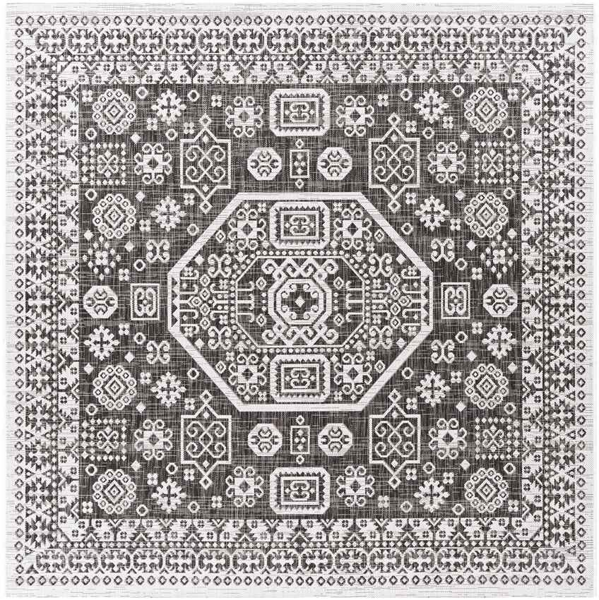 Marum Global Black Area Rug