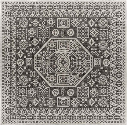 Marum Global Black Area Rug