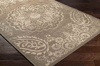 Honderd Traditional Dark Brown Area Rug
