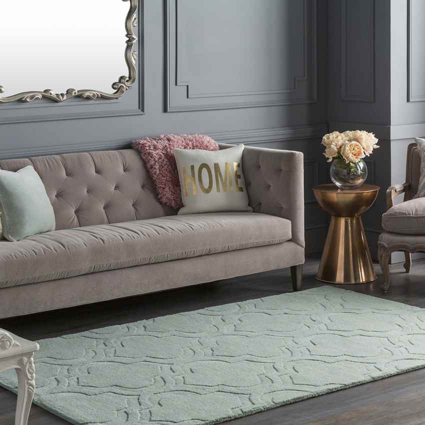 Bergerac Modern Mint Area Rug