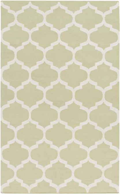 Zeddam Modern Lime Area Rug