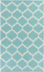 Zeddam Modern Aqua Area Rug