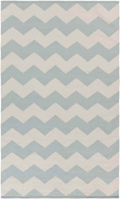 Zetten Modern Aqua Area Rug