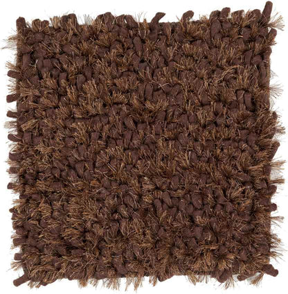 Veele Modern Dark Brown Area Rug
