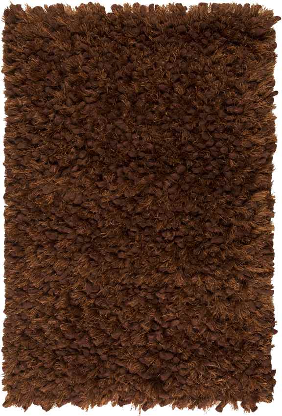Veele Modern Dark Brown Area Rug