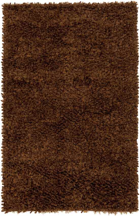 Veele Modern Dark Brown Area Rug