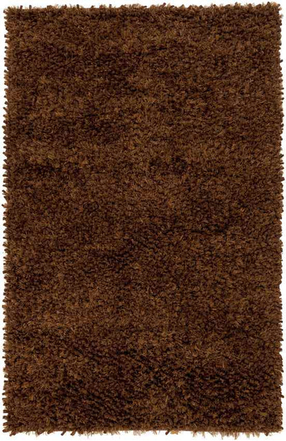 Veele Modern Dark Brown Area Rug