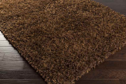 Veele Modern Dark Brown Area Rug