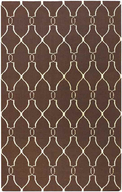Hendon Modern Dark Brown Area Rug