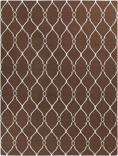 Hendon Modern Dark Brown Area Rug