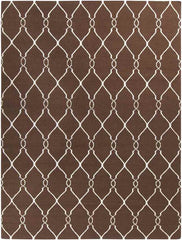 Hendon Modern Dark Brown Area Rug