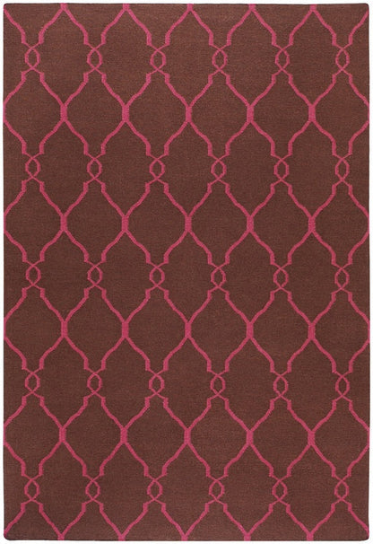 Hendon Modern Fuschia Area Rug