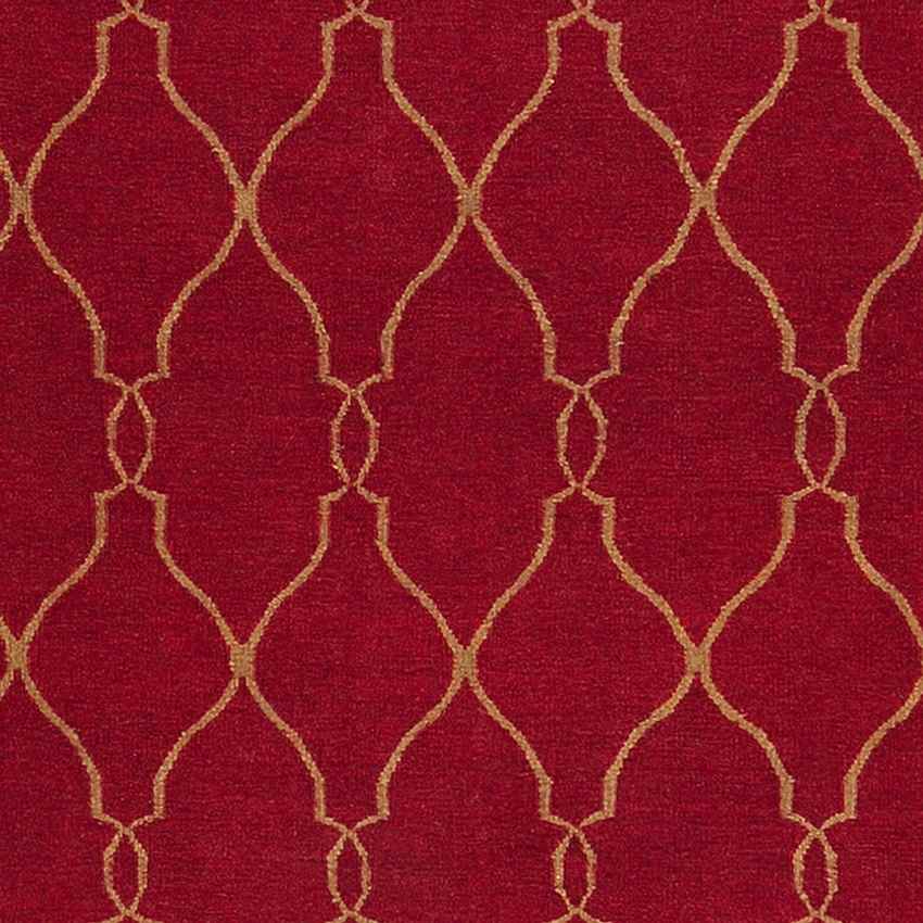Hendon Modern Dark Red Area Rug