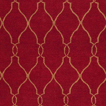 Hendon Modern Dark Red Area Rug