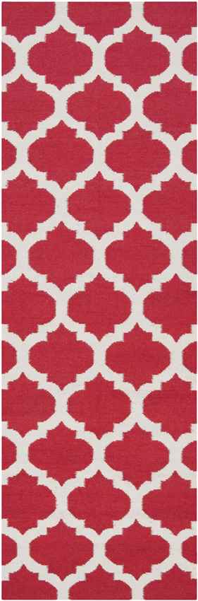 Wigton Cottage Dark Coral Area Rug