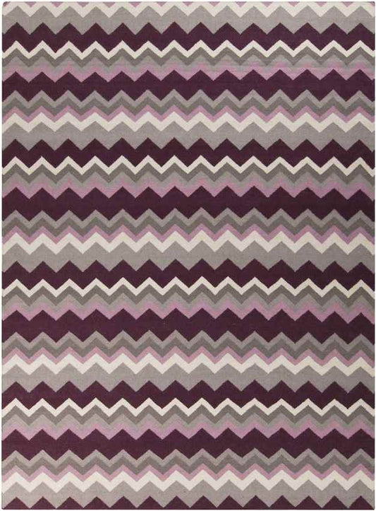 Weende Modern Dark Purple Area Rug