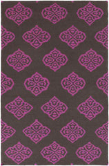 Sellingen Modern Fuschia Area Rug
