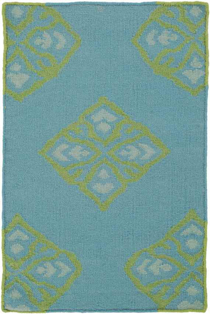 Sellingen Modern Teal Area Rug
