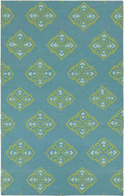 Sellingen Modern Teal Area Rug