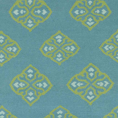 Sellingen Modern Teal Area Rug