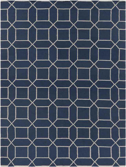 Ealing Modern Navy Area Rug