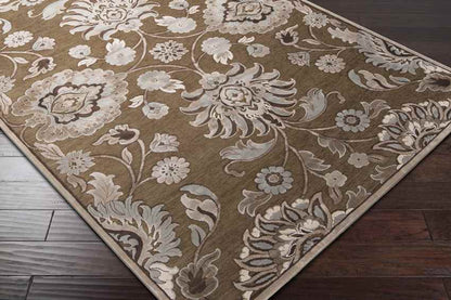 Oldorp Traditional Dark Brown Area Rug