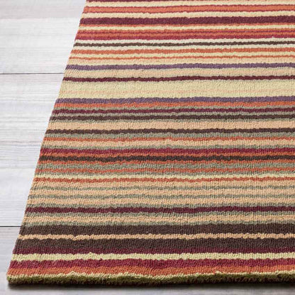Oling Modern Burgundy Area Rug
