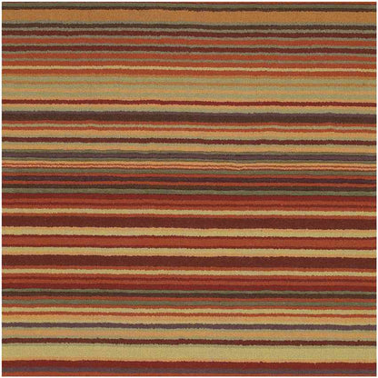 Oling Modern Burgundy Area Rug