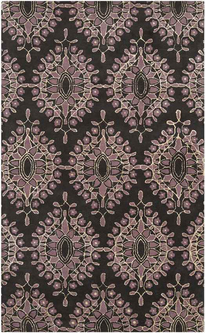 Oostindie Cottage Dark Brown Area Rug