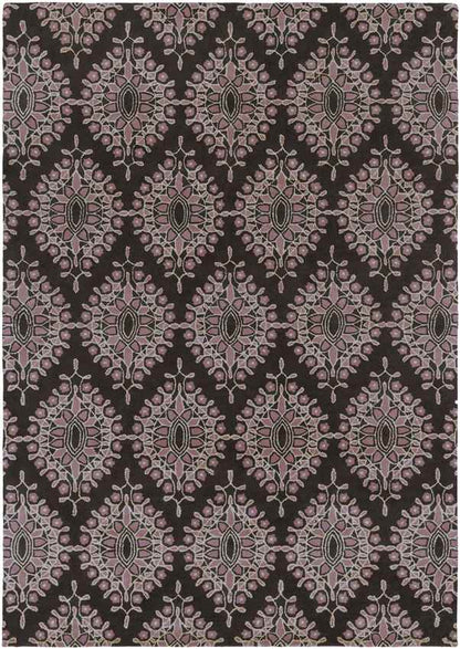 Oostindie Cottage Dark Brown Area Rug