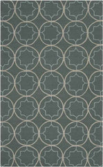 Oostwold Modern Teal Area Rug
