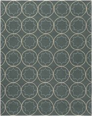 Oostwold Modern Teal Area Rug