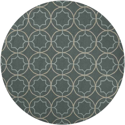 Oostwold Modern Teal Area Rug