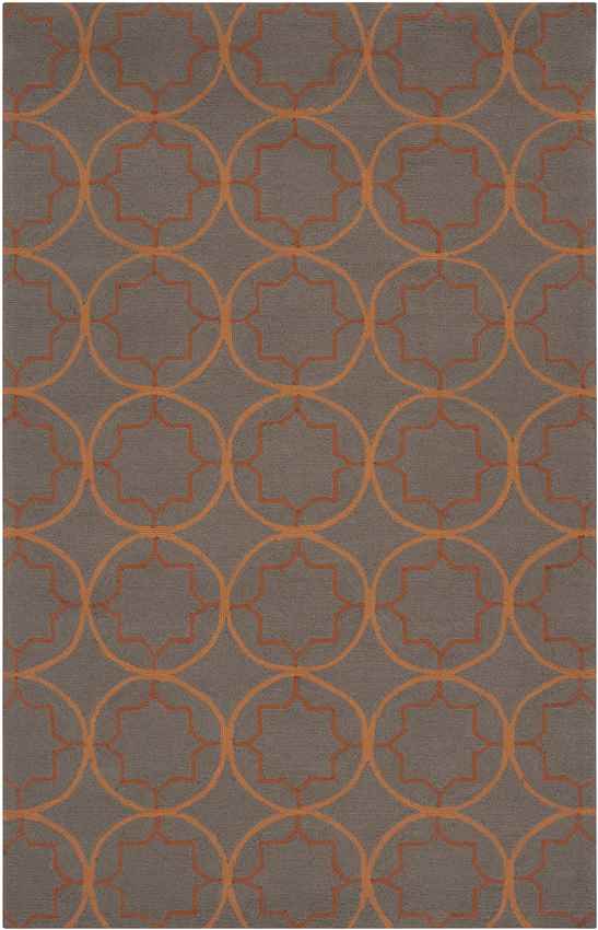 Oostwold Modern Dark Brown Area Rug