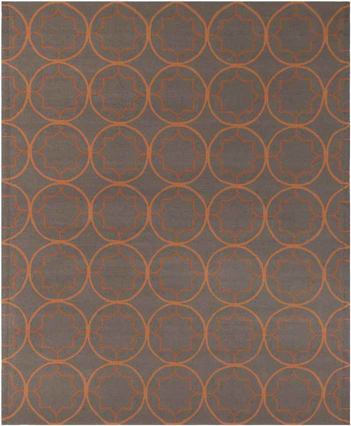 Oostwold Modern Dark Brown Area Rug