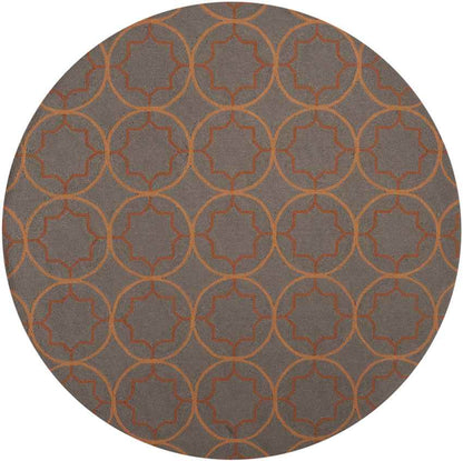 Oostwold Modern Dark Brown Area Rug