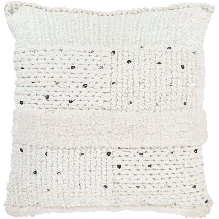 Remicourt White Pillow Cover